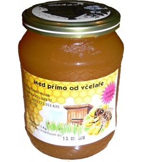MED květový vícedruhový  1 kg (od včelaře)