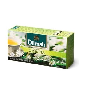 Dilmah Jasmine Petals, čaj zelený, jasmínový květ, 20x1,5g