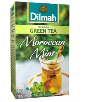 Dilmah Moroccan Mint, čaj zelený, marocká máta, 20x1,5g