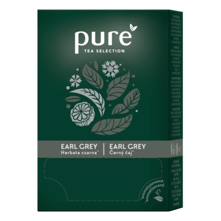 PURE Tea Selection Earl grey 25 hedvábných pyramidových sáčků