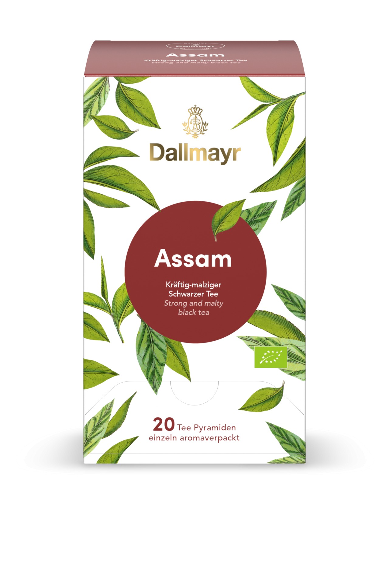 Dallmayr Černý čaj Assam 20 pyramidových sáčků