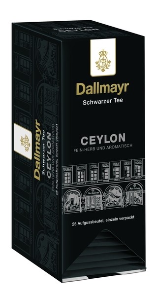Dallmayr Černý čaj Ceylon 25 jednoporcových sáčků