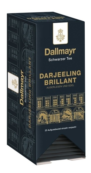 Dallmayr Černý čaj Darjeeling 25 jednoporcových sáčků