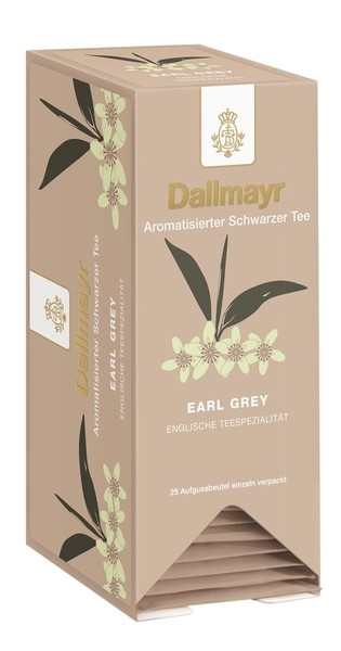 Dallmayr Černý čaj Earl Grey 25 jednoporcových sáčků