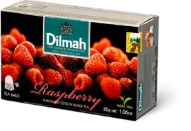 DILMAH Dilmah Raspberry, čaj černý, malina, 20x1,5g