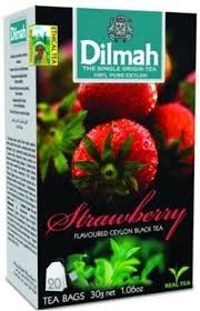 DILMAH Dilmah Strawberry, čaj černý, jahoda, 20x1,5g