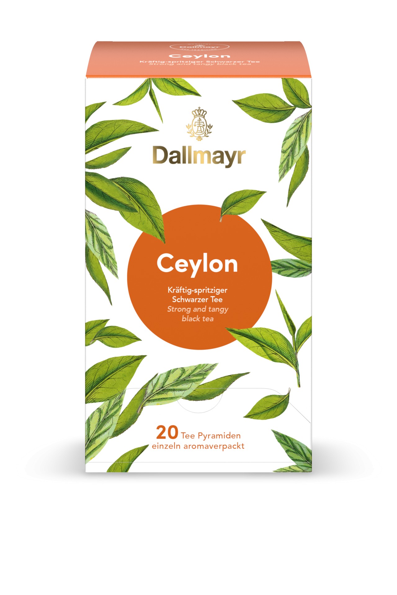 Dallmayr Černý čaj Ceylon 20 pyramidových sáčků