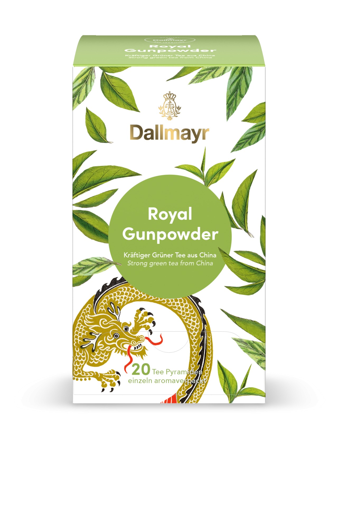 Dallmayr Royal Gunpowder (20 x 2,5 g) 20 pyramidových sáčků
