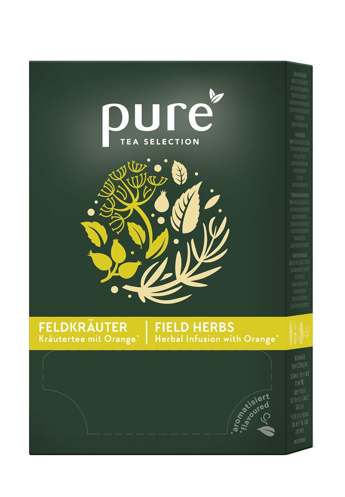 PURE Tea Selection PURE Tea Selection Polní byliny 25 hedvábných pyramidových sáčků
