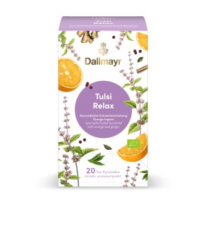 Ajurvédský čaj TULSI RELAX - Zázvor - Pomeranč