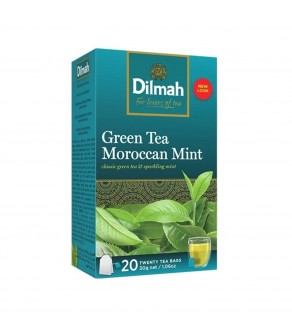 Dilmah Moroccan Mint, čaj zelený, marocká máta, 20x1,5g
